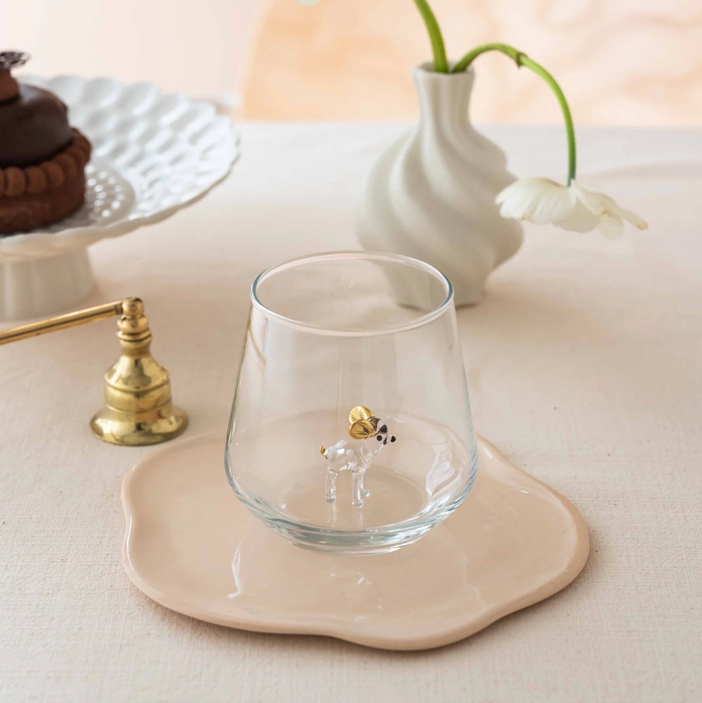 Gold Bambi Glass