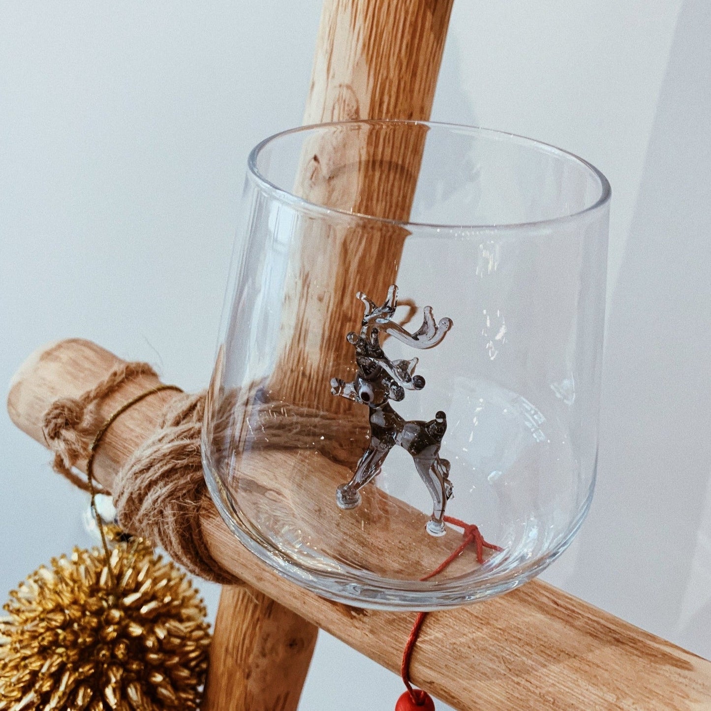 Reindeer Glass