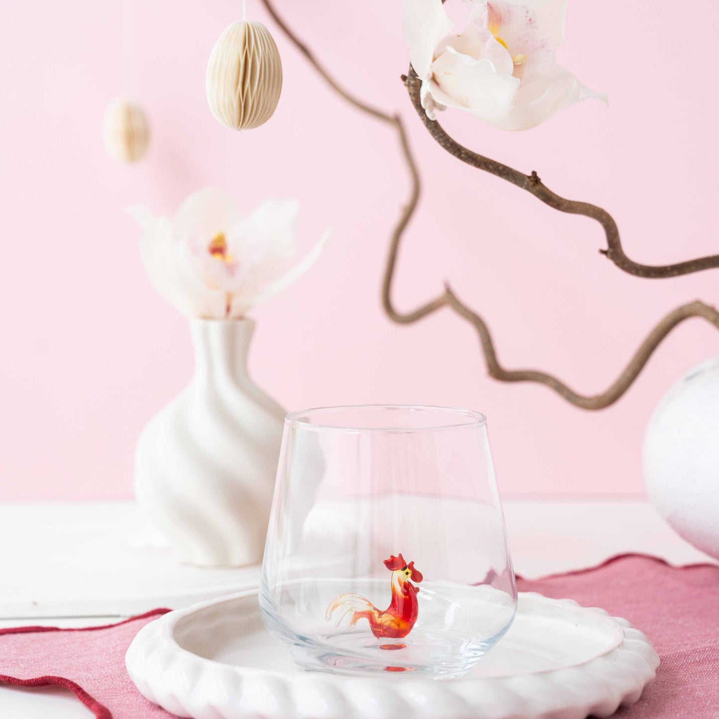 Rooster Glass