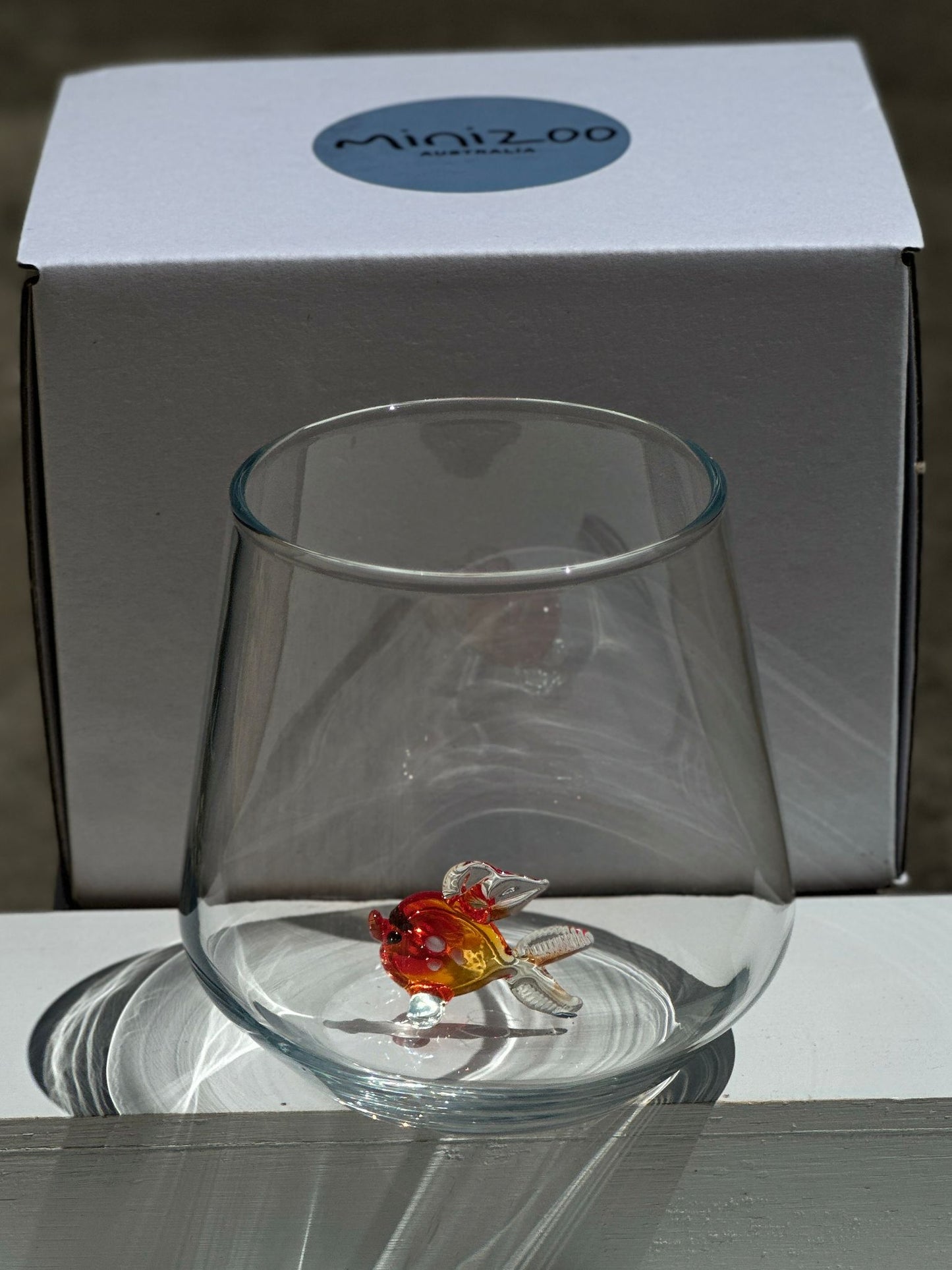Red Fish Glass