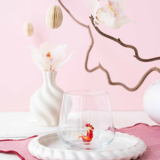 Rooster Glass