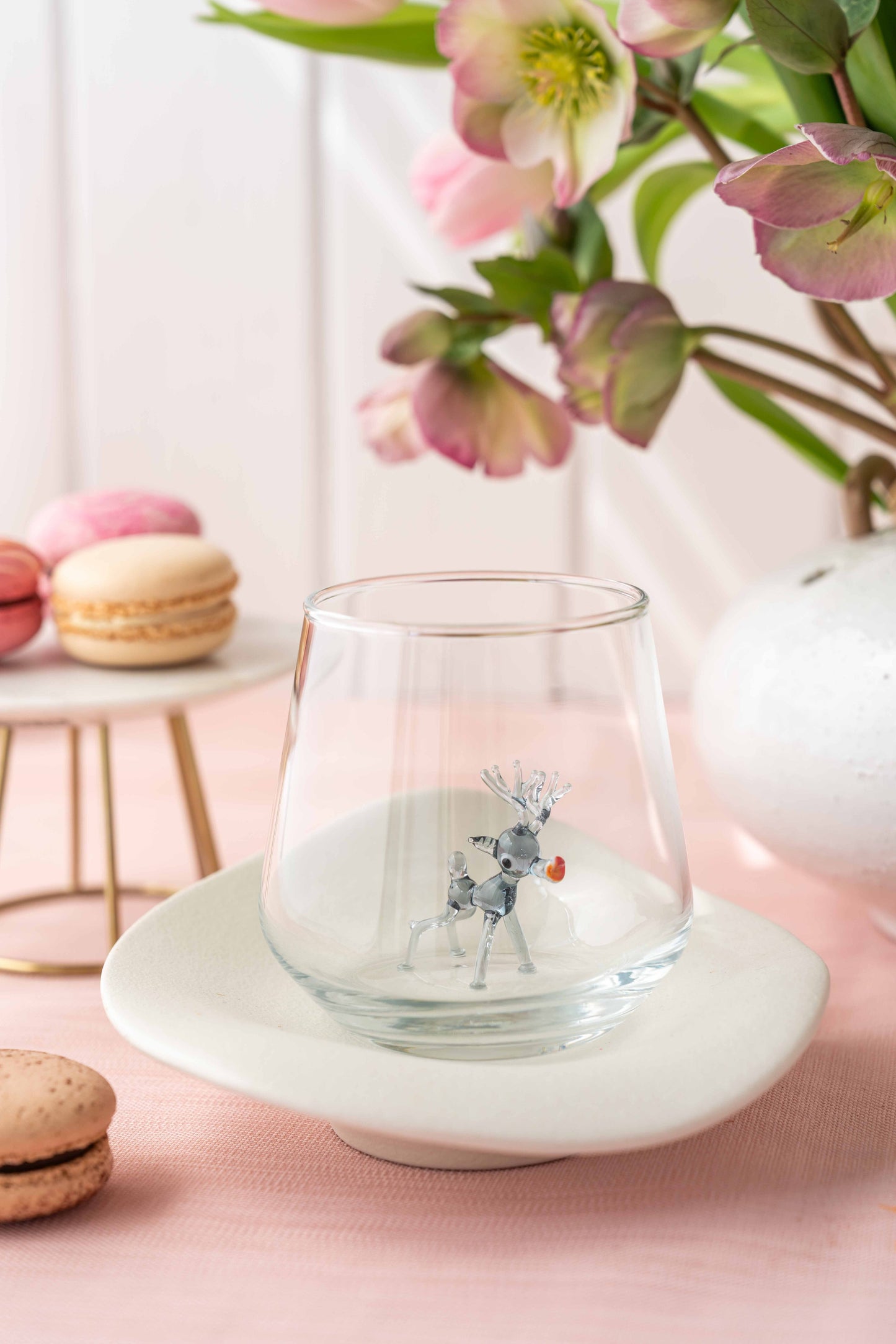 Reindeer Glass