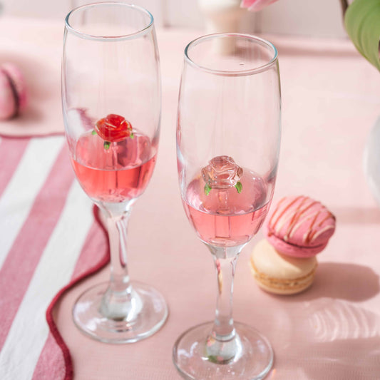 Rose Champagne Glass