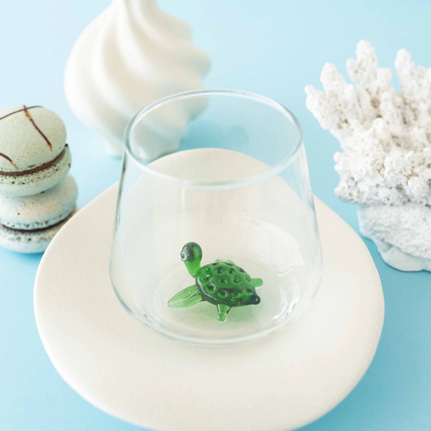 Loggerhead Turtle Glass