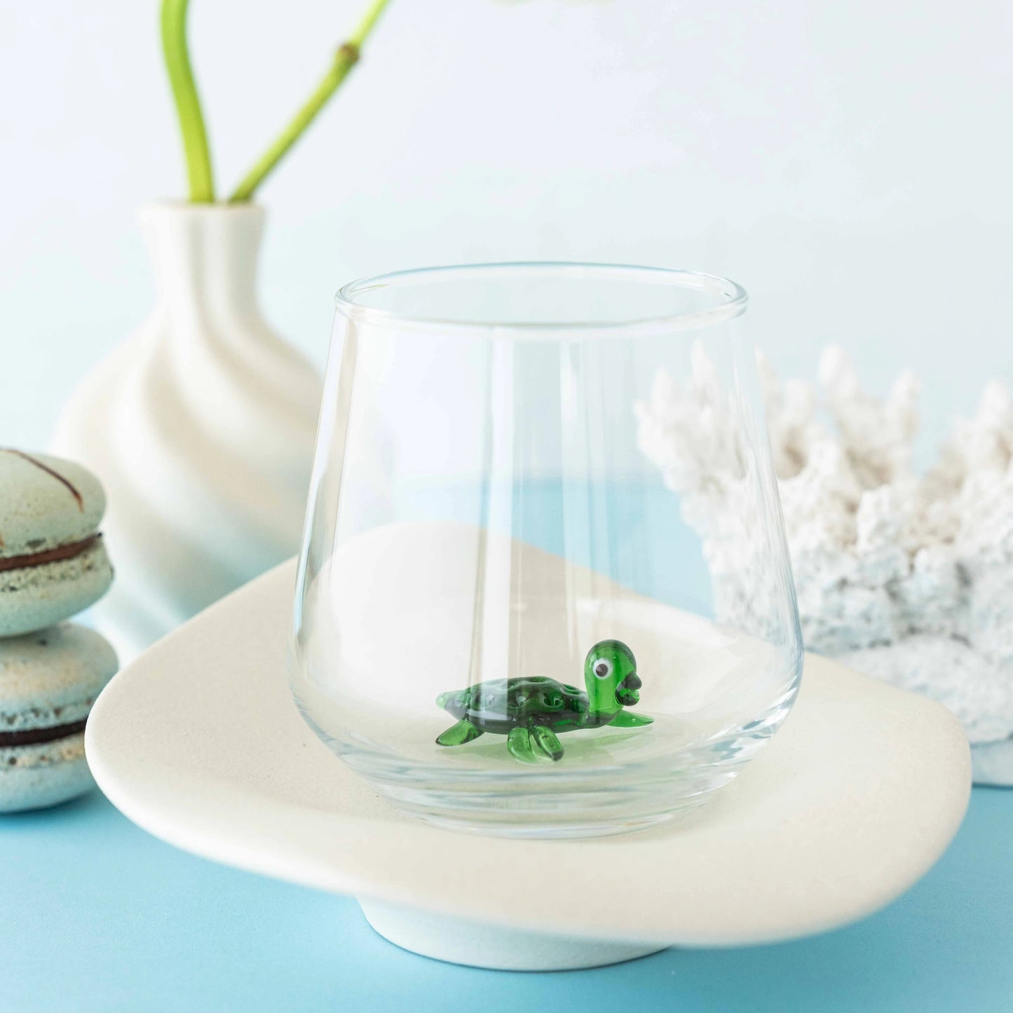 Loggerhead Turtle Glass