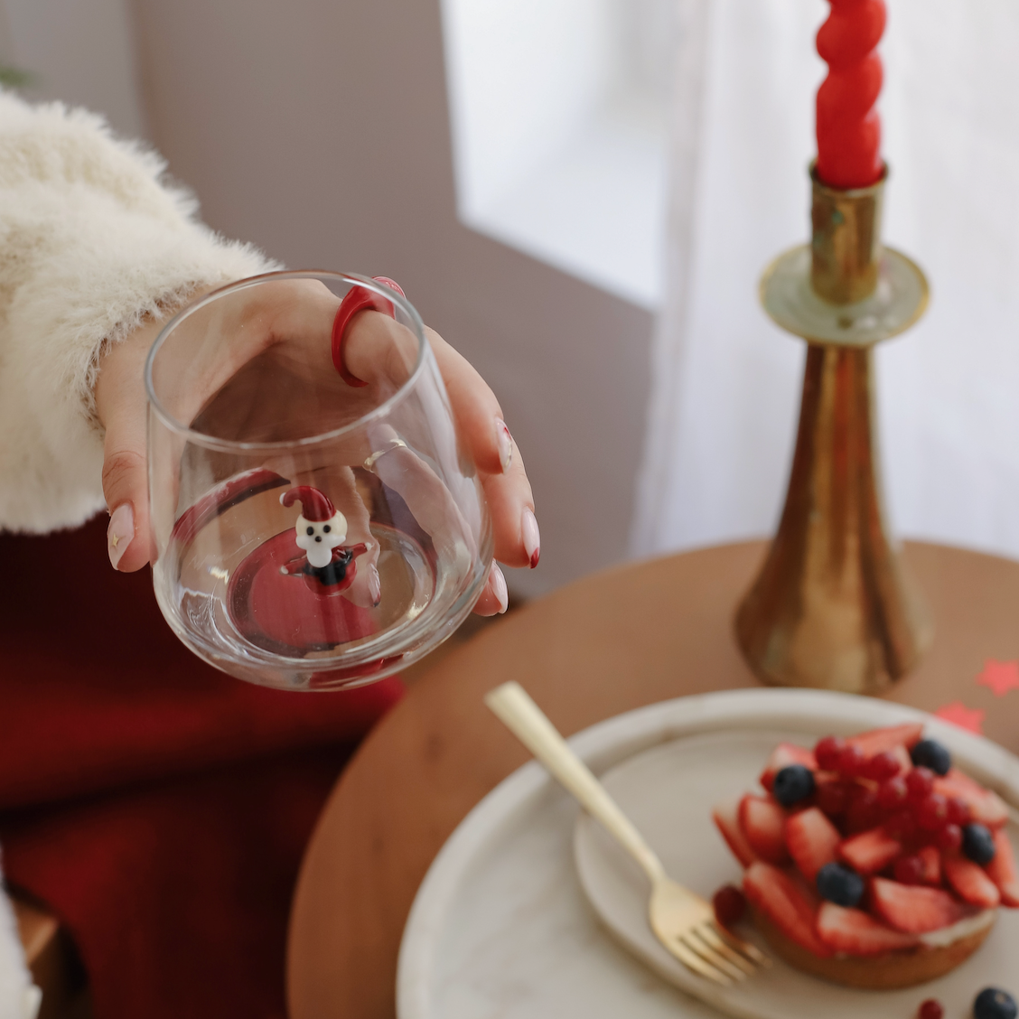 Santa Glass