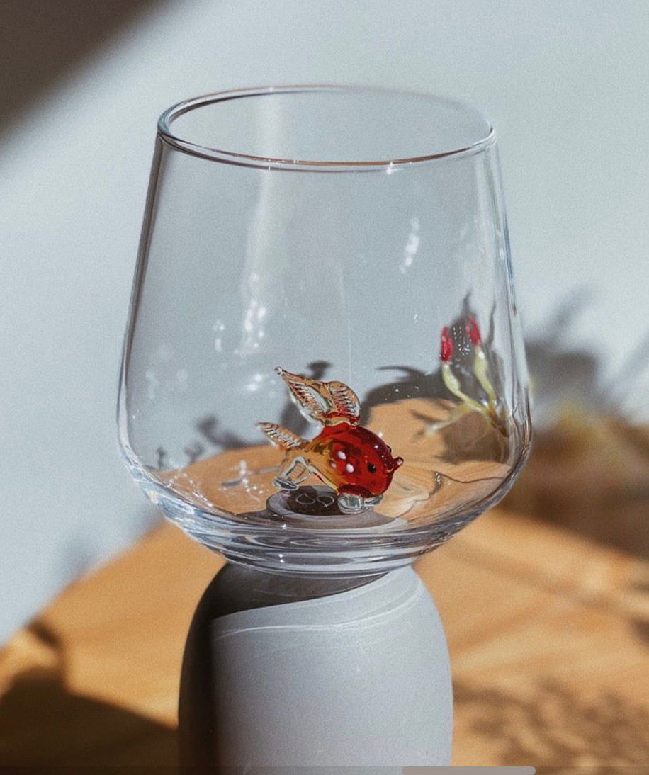 Red Fish Glass