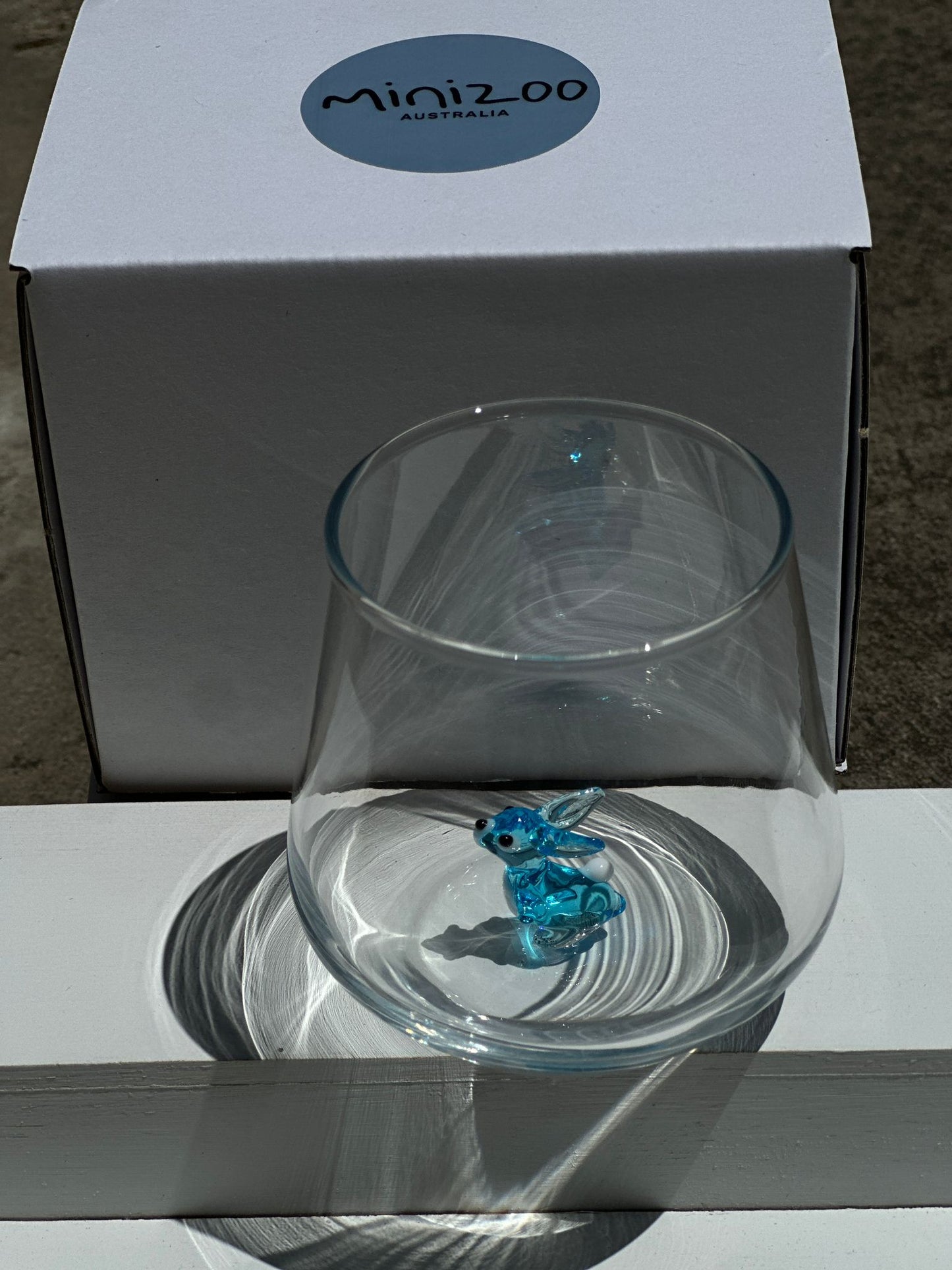 Blue Bunny Glass